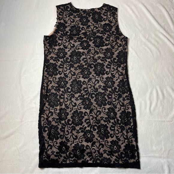 Candalite Women's black lace strapless dress Size 2X - Picture 7 of 8